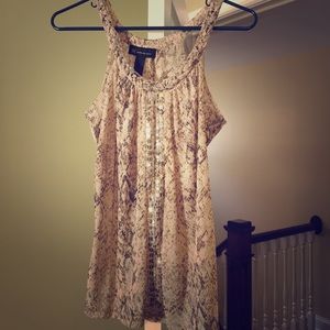 INC sleeveless top, size small